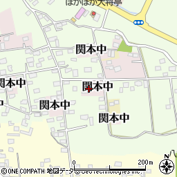 茨城県筑西市関本中332周辺の地図