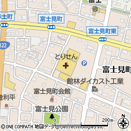 とりせん富士見町店周辺の地図