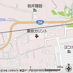 東京カリント群馬工場周辺の地図