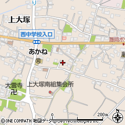 群馬県藤岡市上大塚1600-1周辺の地図