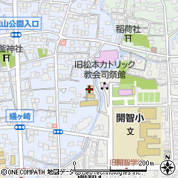 松本市　松本幼稚園周辺の地図