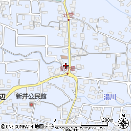 長野県松本市里山辺新井1172周辺の地図