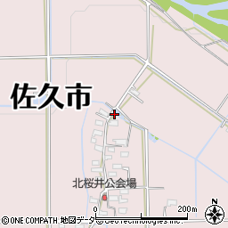 長野県佐久市桜井北桜井843-2周辺の地図