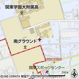 群馬県館林市大谷町1067-15周辺の地図