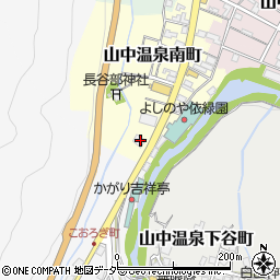 石川県加賀市山中温泉南町ニ94周辺の地図