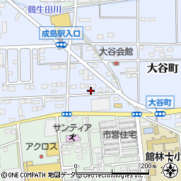 群馬県館林市大谷町1053周辺の地図