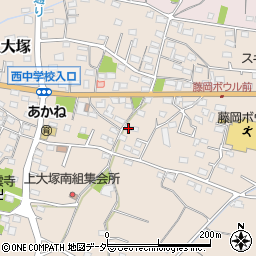 群馬県藤岡市上大塚1706-2周辺の地図