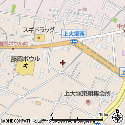 群馬県藤岡市上大塚1750周辺の地図