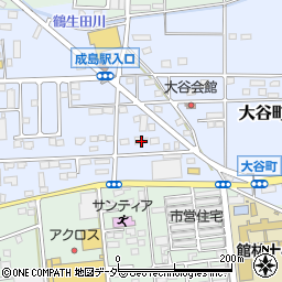 群馬県館林市大谷町1053-8周辺の地図