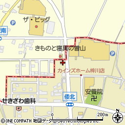 レストランガスト梓川店周辺の地図