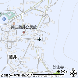 長野県松本市里山辺藤井822周辺の地図