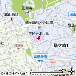 アピナボウル松本城山店　予約専用周辺の地図