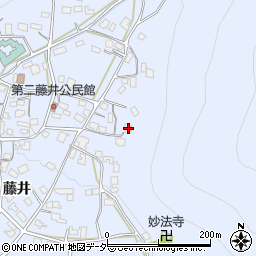 長野県松本市里山辺藤井825周辺の地図