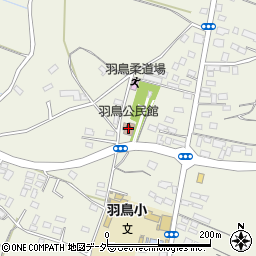 羽鳥公民館周辺の地図