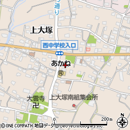 群馬県藤岡市上大塚1595周辺の地図