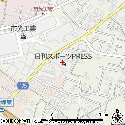 日刊スポーツ印刷社藤岡工場周辺の地図