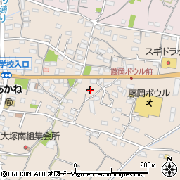 群馬県藤岡市上大塚1712周辺の地図