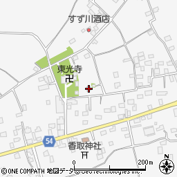 茨城県結城市大木383-6周辺の地図