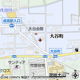 群馬県館林市大谷町1049-10周辺の地図