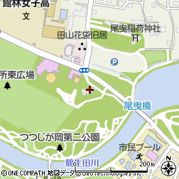 旧秋元別邸周辺の地図