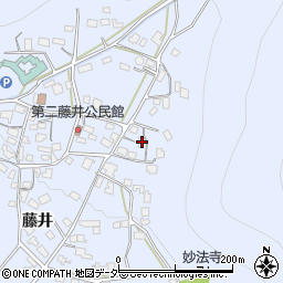 長野県松本市里山辺藤井821周辺の地図