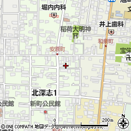長野県松本市北深志1丁目11-15周辺の地図