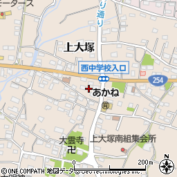 群馬県藤岡市上大塚1589周辺の地図