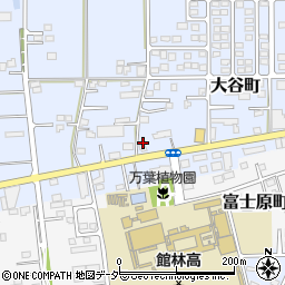 群馬県館林市大谷町884-3周辺の地図