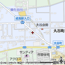 群馬県館林市大谷町1051周辺の地図