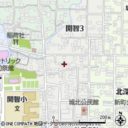 松本市　高橋家住宅周辺の地図