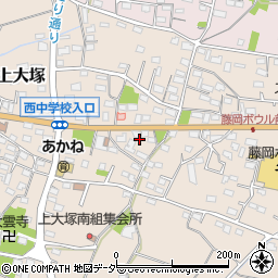 群馬県藤岡市上大塚1572-2周辺の地図