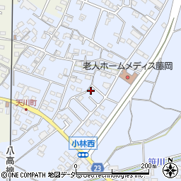 群馬県藤岡市小林418-10周辺の地図