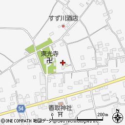 茨城県結城市大木383周辺の地図