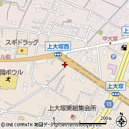 群馬県藤岡市上大塚379周辺の地図