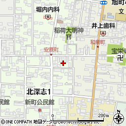 長野県松本市北深志1丁目11-14周辺の地図