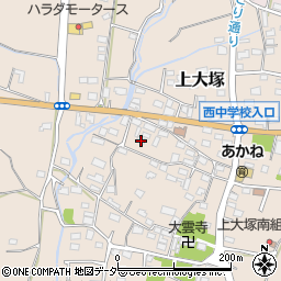 群馬県藤岡市上大塚975周辺の地図