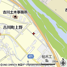岐阜県飛騨市古川町上野676周辺の地図
