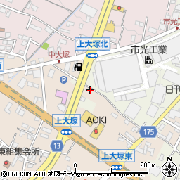 群馬県藤岡市上大塚296周辺の地図