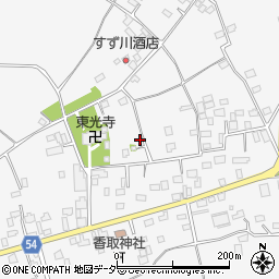 茨城県結城市大木382周辺の地図