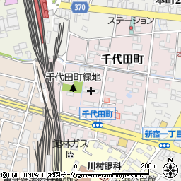 第二千代田ファミリーサークル周辺の地図