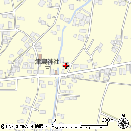 長野県安曇野市三郷温747-1周辺の地図