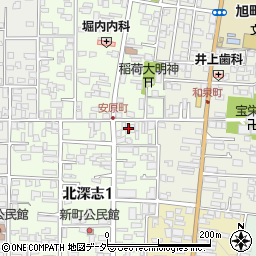 長野県松本市北深志1丁目11-6周辺の地図