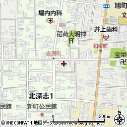 長野県松本市北深志1丁目11-6-2周辺の地図
