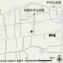 群馬県富岡市神成332-1周辺の地図