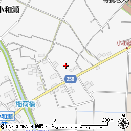 埼玉県本庄市小和瀬1896周辺の地図