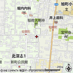 長野県松本市北深志1丁目11-8周辺の地図