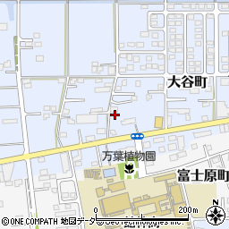 群馬県館林市大谷町884-5周辺の地図