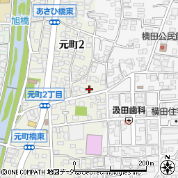 長野毎日広告社松本営業所周辺の地図