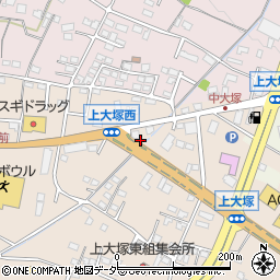 群馬県藤岡市上大塚378周辺の地図