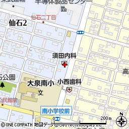 須田内科医院周辺の地図